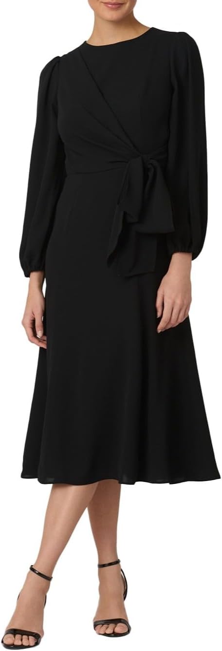 Shoshanna Womens Jet Lightweight Stretch Crepe Kathleen Dress