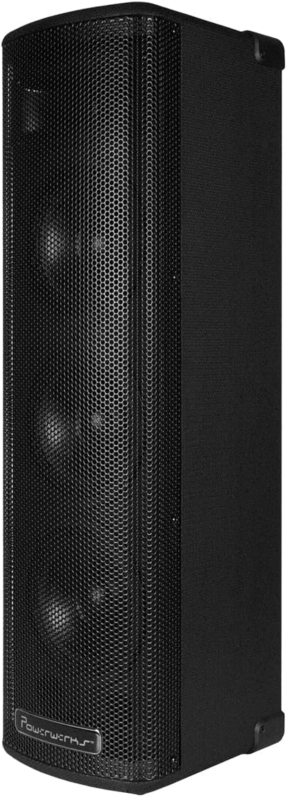 PW3X6BT 300 Watt Powered PA Tower with 3 Channel Mixer, On-board EQ, Bluetooth Enabled