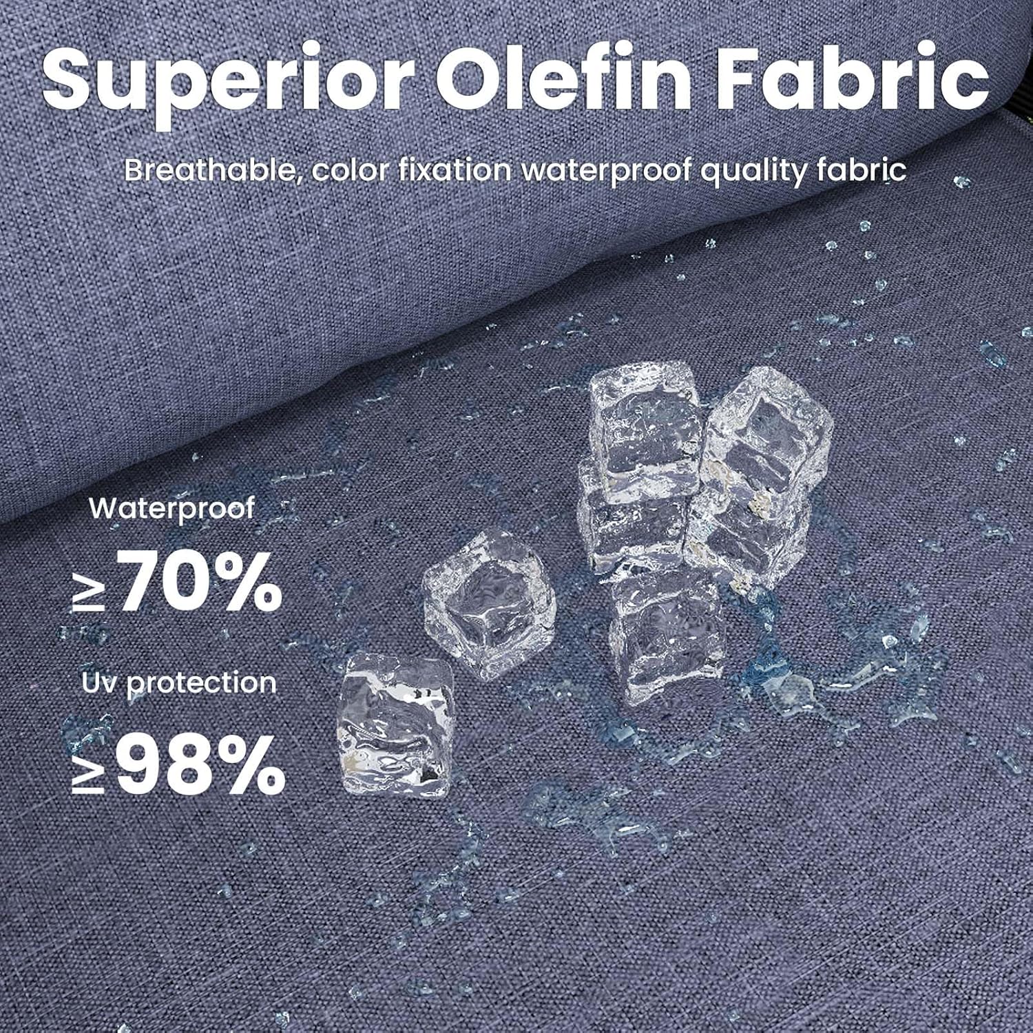 10 Pieces Patio Furniture Sets with Fire Pit Table, Wicker Rattan High Back Outdoor Swivel Rocking Chairs Set with 3-Seat Couch, Ottomans and Side Table