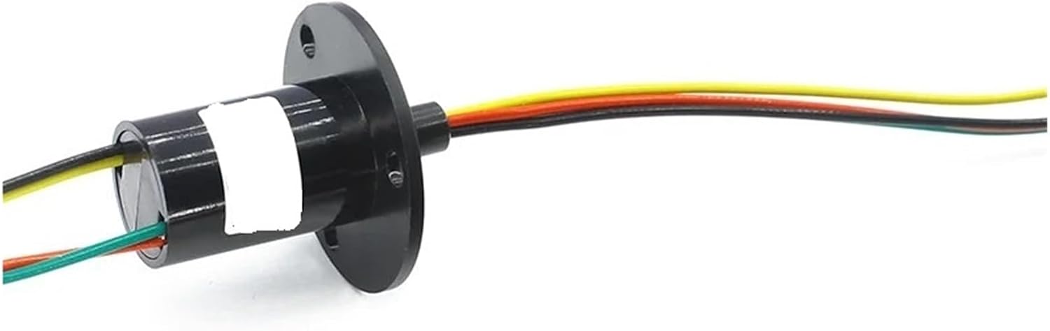 Slip Rings Wind Power Slip Ring 2/3/4 Channel 10A Rotate Dining Table Slipring Electric Collector Rings Joint OD 22mm Used in Industry(4 Wires 10A)