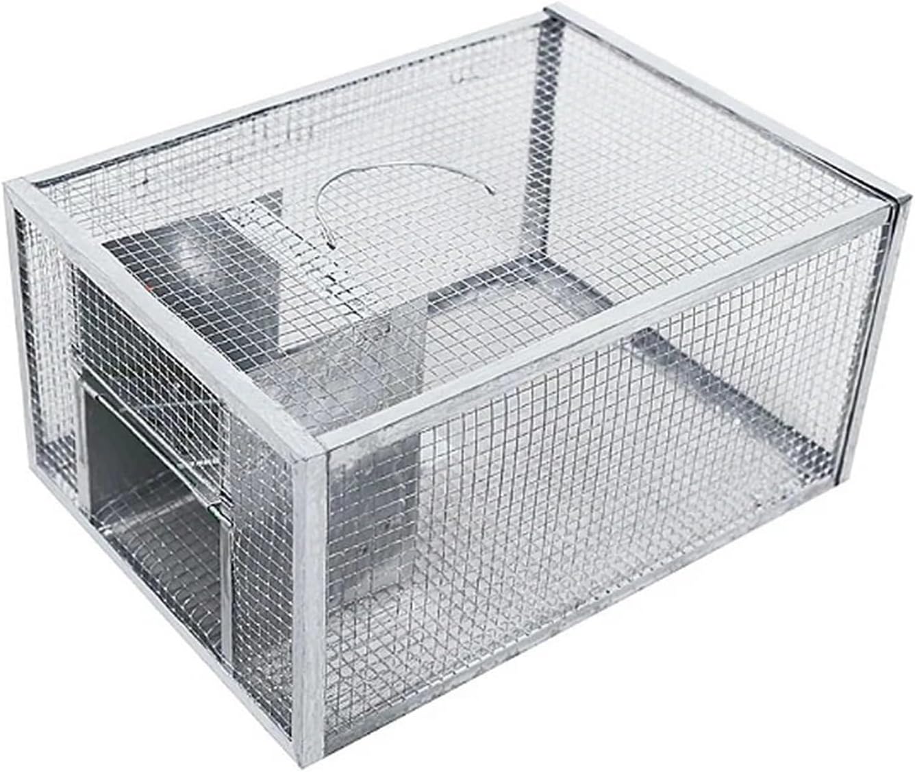 Rat Traps,Automatic Cycle Mouse Trap Household Continuous Mousetrap Large Space Automatic Cage Safe and Mouse Trap (Color : Light Grey)
