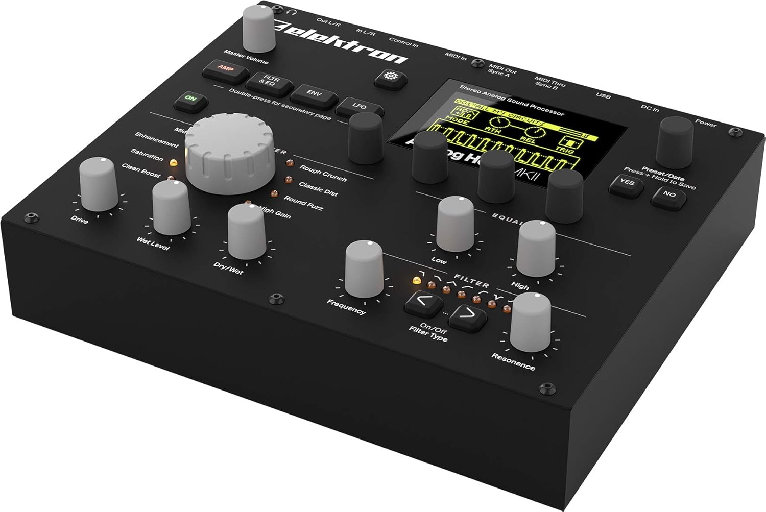 Elektron Analog Heat MKII Tabletop Stereo Analog Distortion Filter and EQ