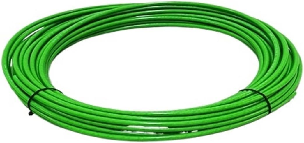 Revive Furniture 1M~10M Motorcycle Braided PU Stainless Steel Brake Pipe Line Hose Gas Oil Fuel Tube Racing(GreenPTFE,10M)