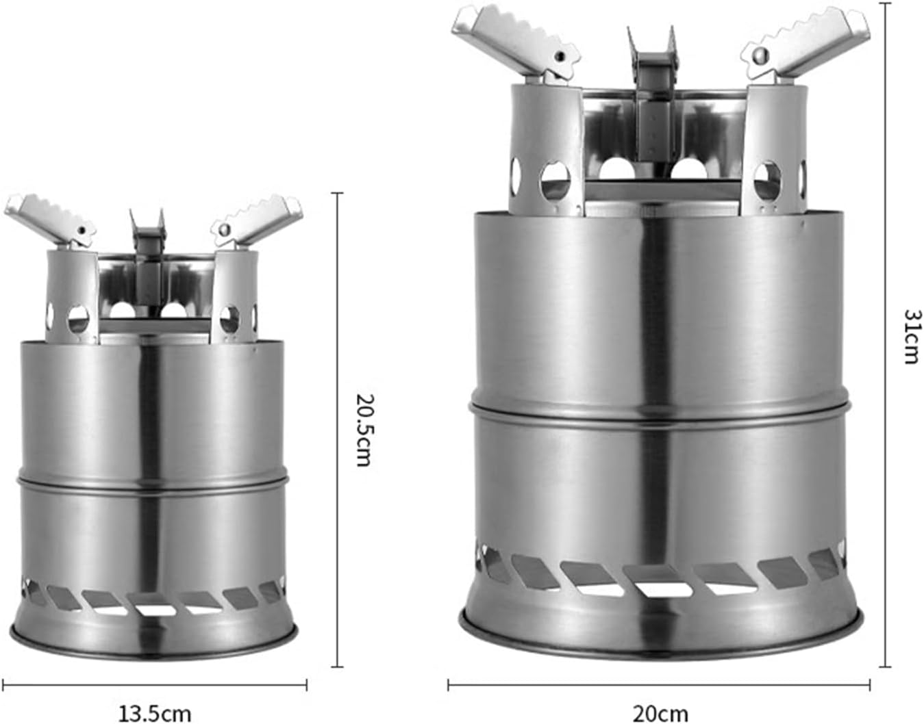 Smokeless Fire Pit with Stand Portable Stainless Steel Bonfire Pit Outdoor Wood Burning Firepit for Outside Patio Camping,Large