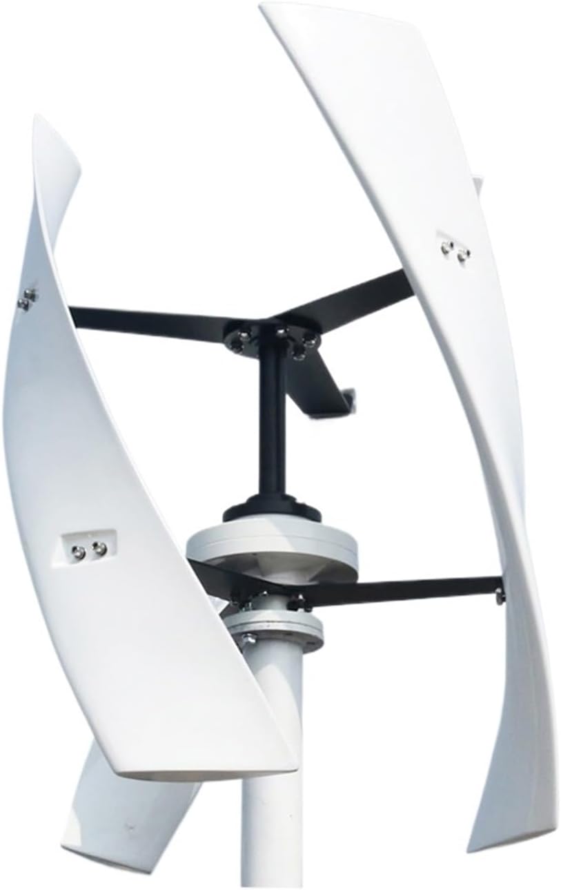 Windmill Generator, 10KW Free Energry Windmill For Home Vertical Wind Turbine Generator 10000W 12V 24V 48V Low Wind Speed Starting Wind Turbines (Color : Green, Size : 24V_10KW)