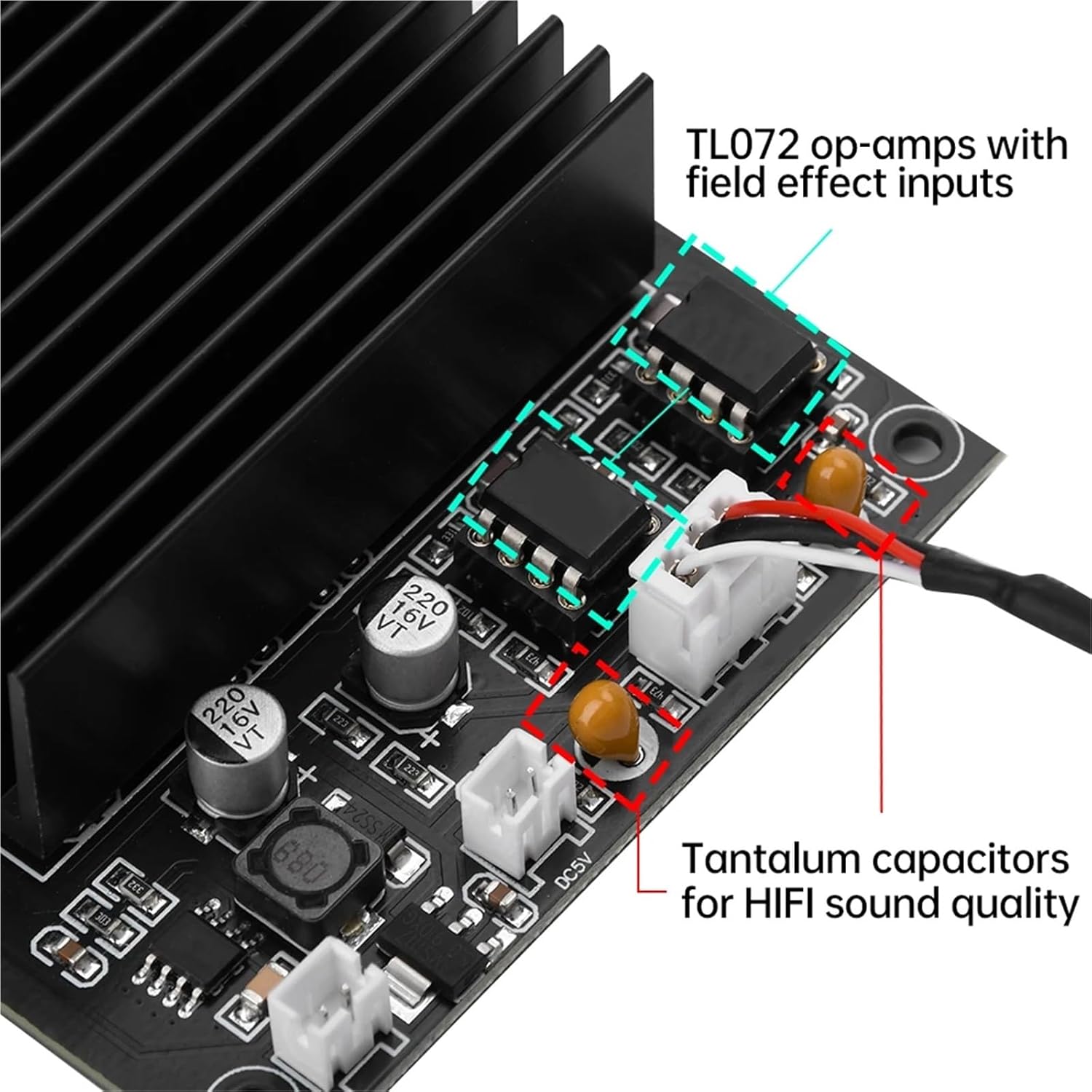 TPA3255 600W Digital Sound Amplifier Board HiFi 2X300W Audio Amplifier Module Dual Channel Stereo Class D Amp High Power