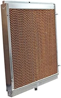 Water Circulation Cooling Evaporative Cooling Pad Aluminum Alloy Cooling Wall 80 * 80 * 15Cm,C