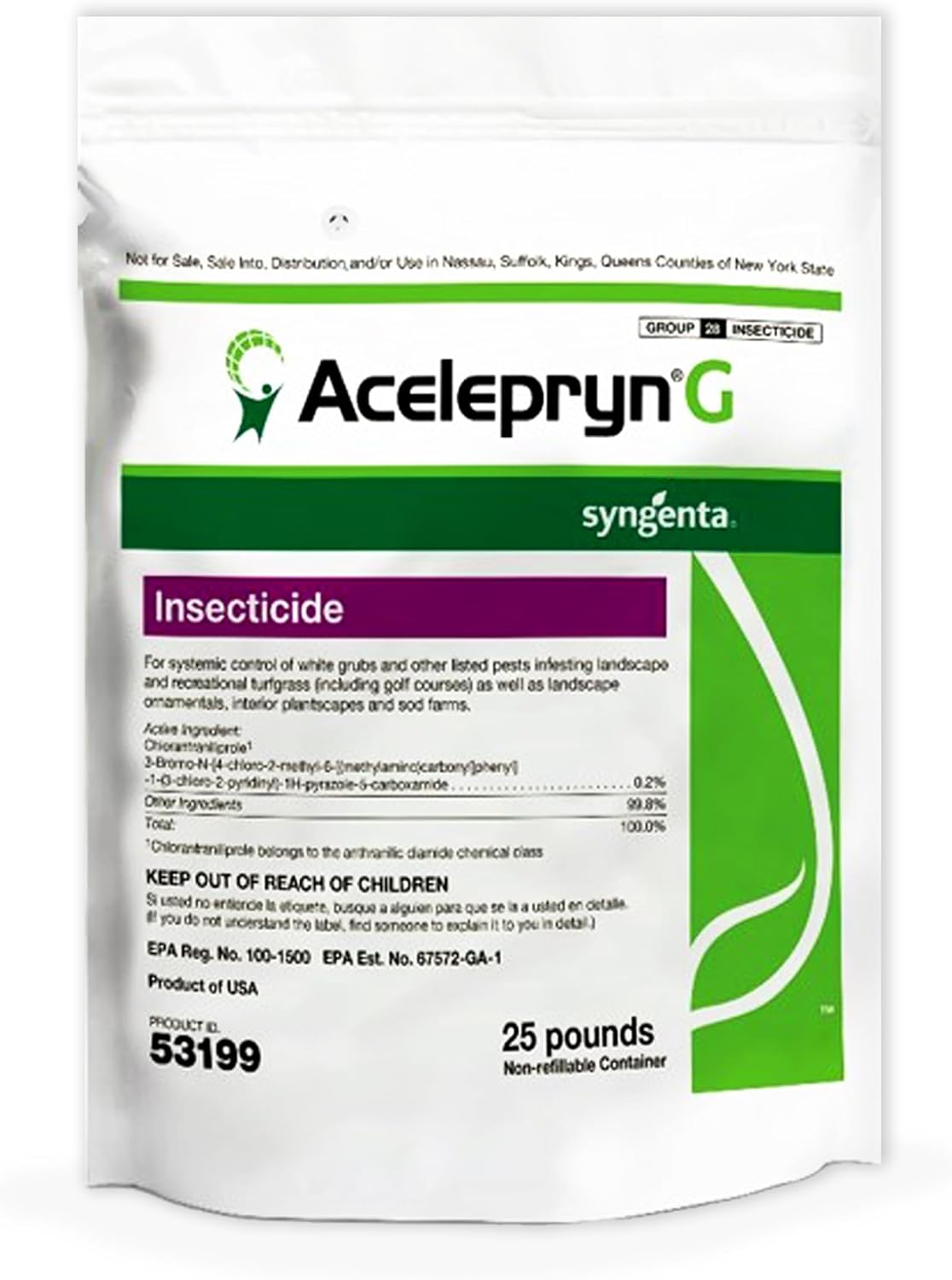 Syngenta Acelepryn G – 25 lb