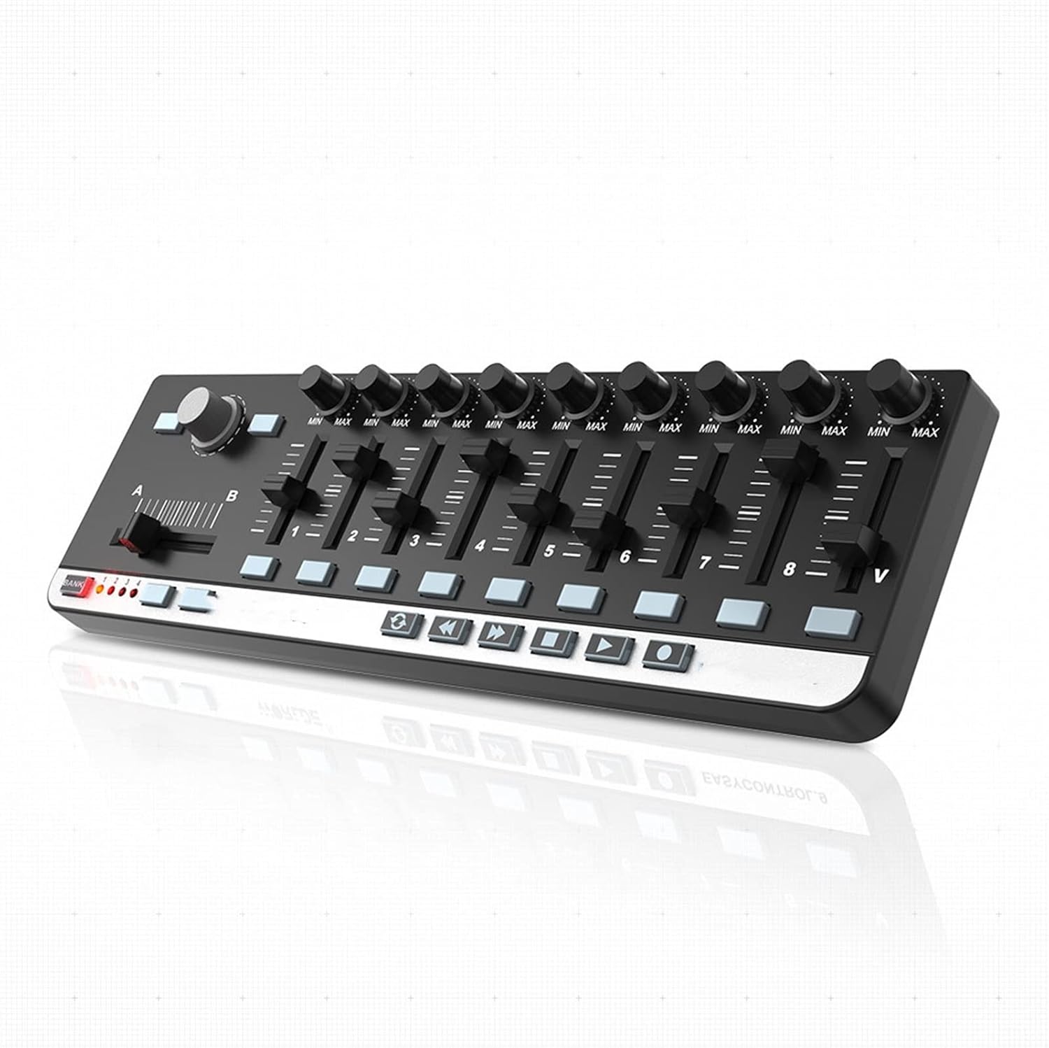 Keyboard Piano 9 MIDI Keyboard Portable Mini USB 9 Slim-Line Control Professional MIDI Controller