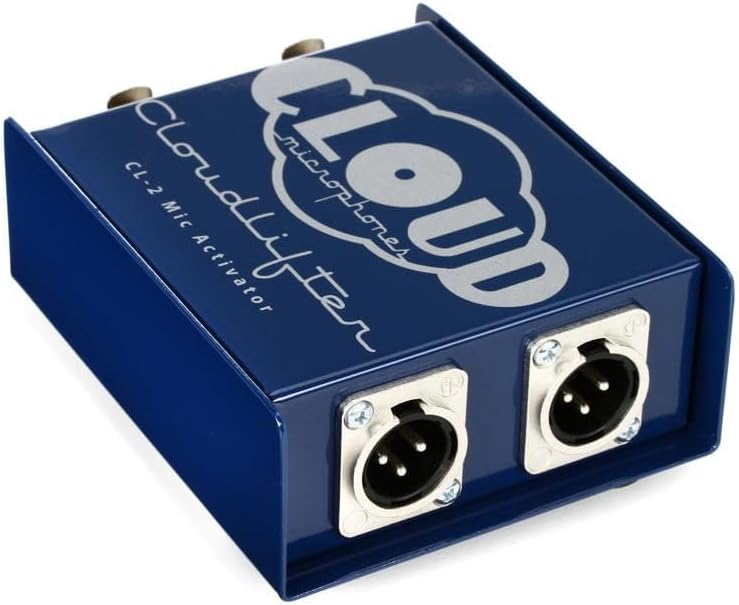 Cloud CL-2 Cloud lifter 2-Channel Mic Activator Bundle w/Pig Hog Mic Cable & Liquid Audio Polishing Cloth Ultra-Clean Mic Preamp Gain