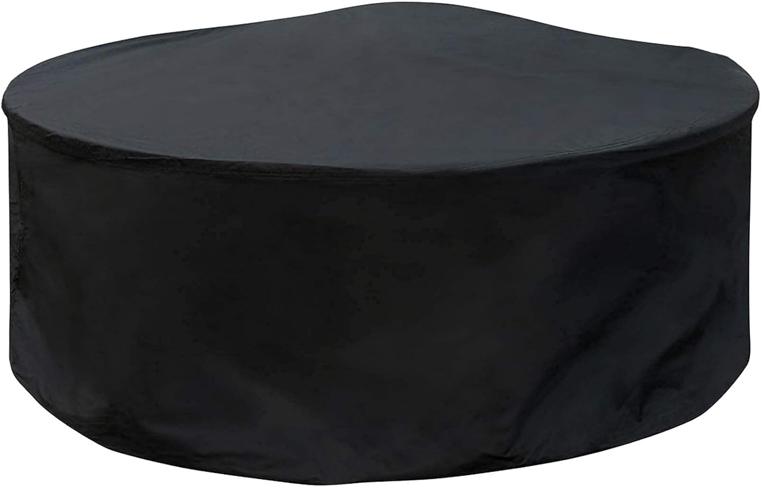 Metal Round Fire Pit with BBQ Grill & Cover - Outdoor Garden Stove Patio Heater/Charcoal Barbeque/Ice Pit, Smoke Grill Table Tabletop Grill