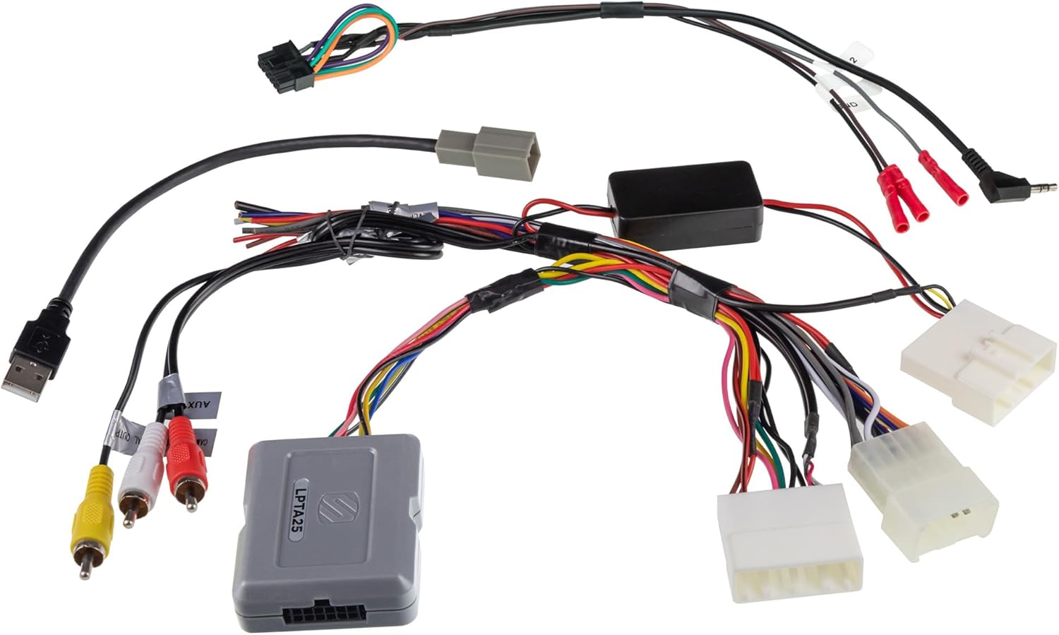 Scosche Link+ LPTA25 Factory Stereo Replacement Interface Adapter - Retain Steering Wheel Control & OEM Amplifier in Select 2011-2019 Toyota Vehicles with JBL Audio Systems - Car Radio Wiring Harness