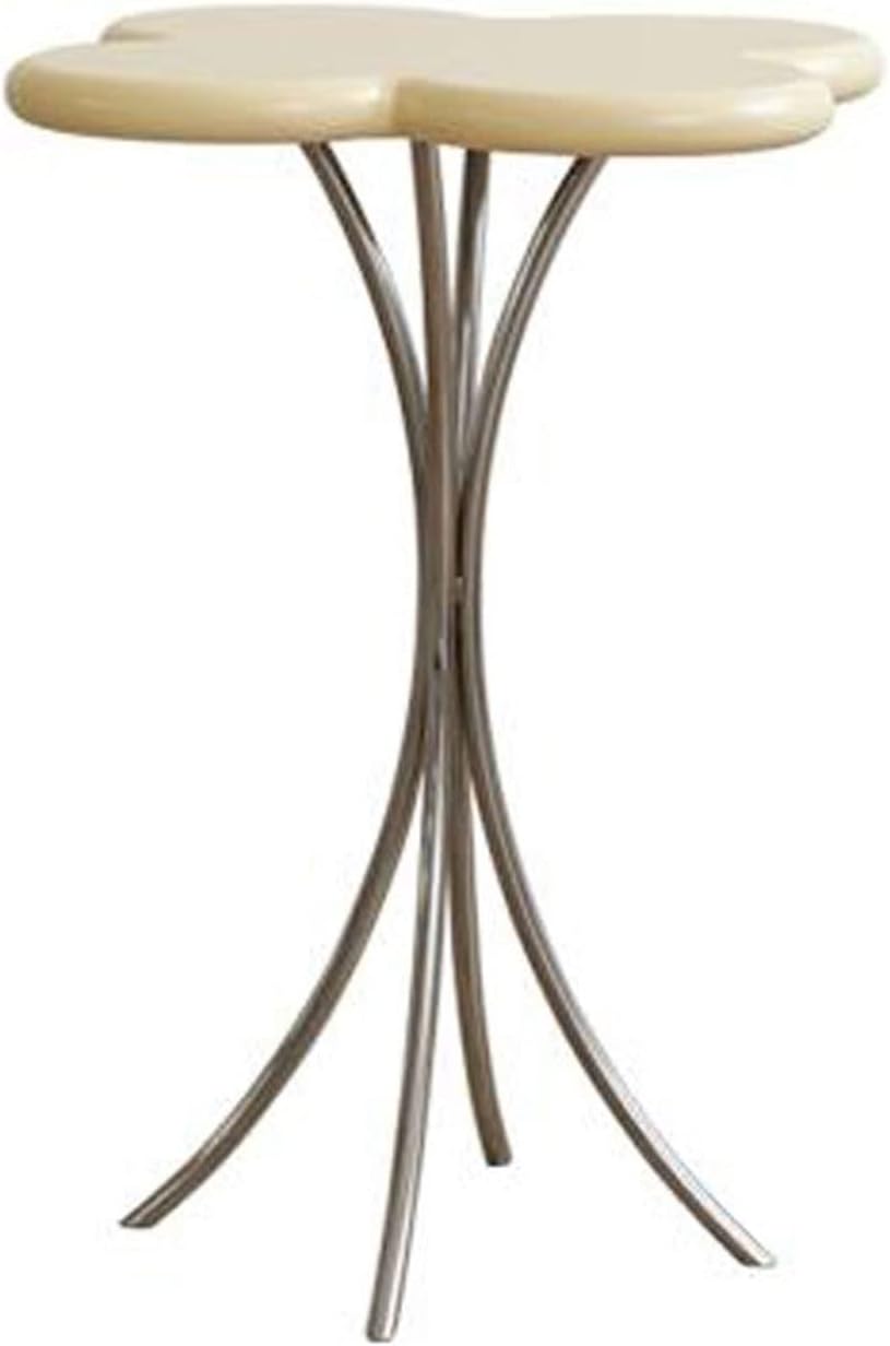 Bedside Tables Small Accent Table, Side Tables, Small Patio Table, Side Table with MDF Table Top and Metal Frame, Small Coffee Table for Living Room, Porch, Yard, Balcony, Living Room Accessory