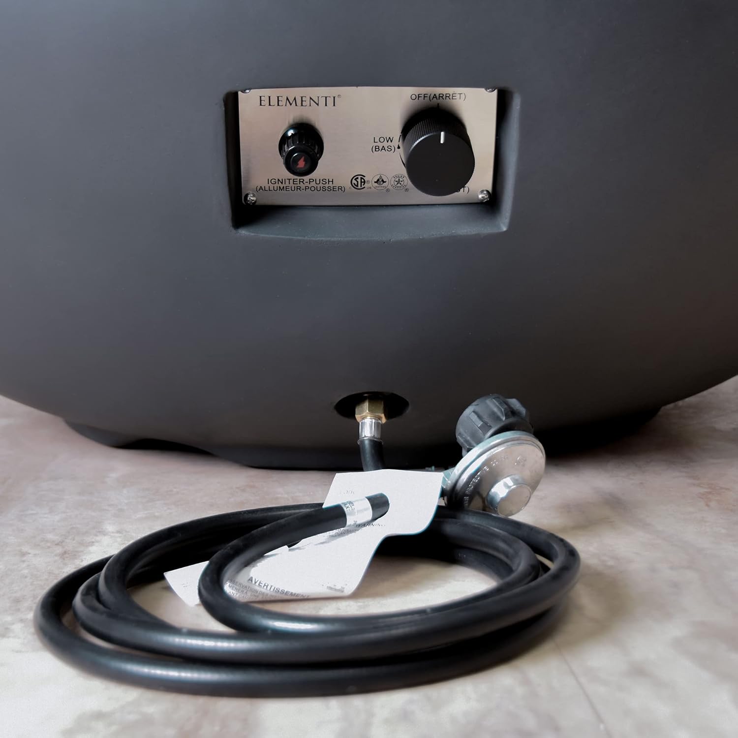 Lunar Bowl Concrete Fire Pit 42