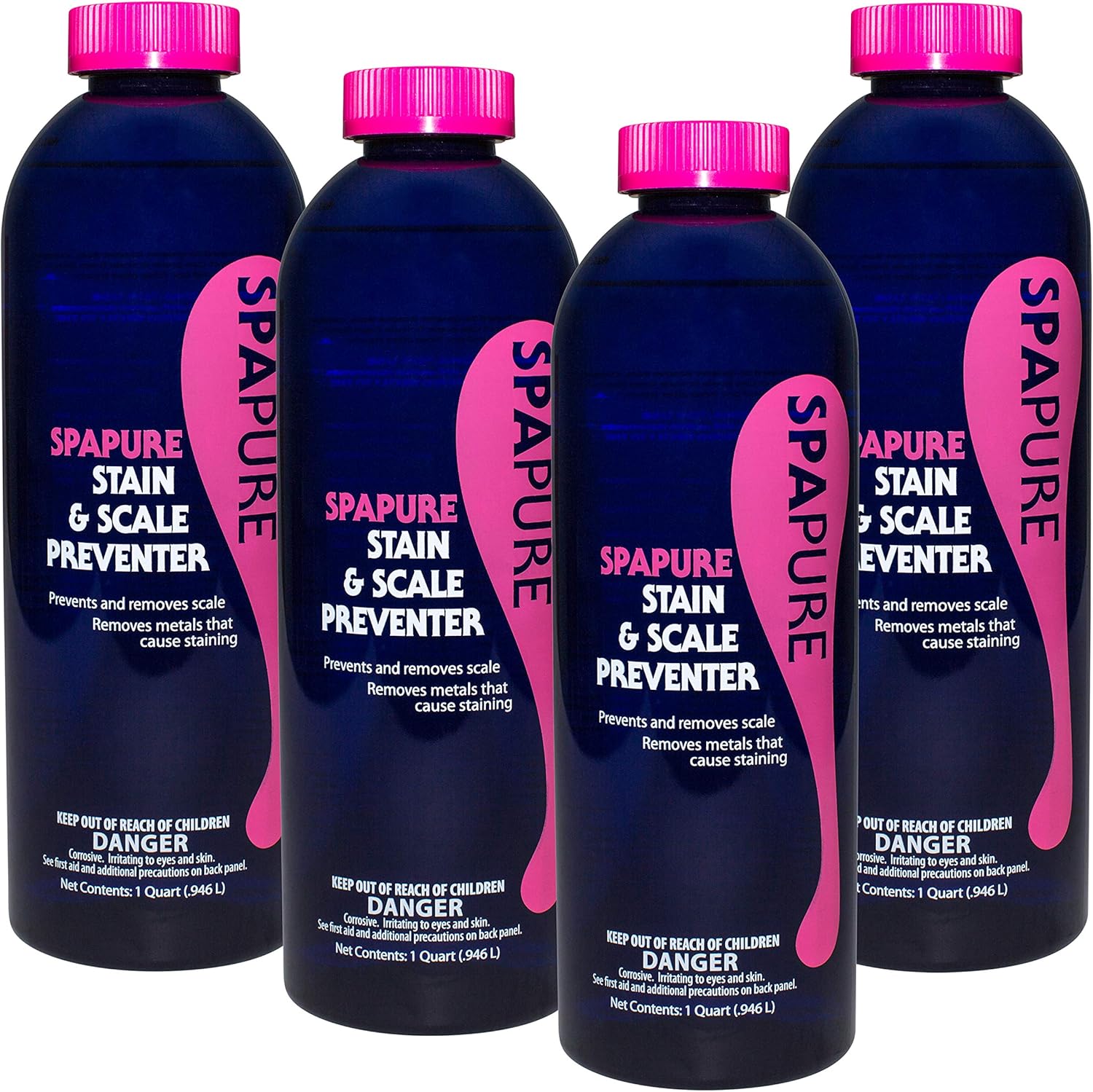 SpaPure Stain & Scale Preventer (1 qt) (4 Pack)