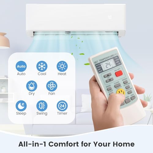 SIMOE 36,000 BTU Tri 3 Zone 9k+9k+9k BTU, Mini Split Air Conditioner, 23 SEER2, Installation Kit, Multi Zones Mini Split AC Heat Pump Full Set, 208-230V, Wifi-Enabled Ductless Energy Star