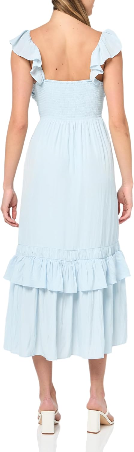 Ramy Brook Women's Nelly Ruffled Midi Dress