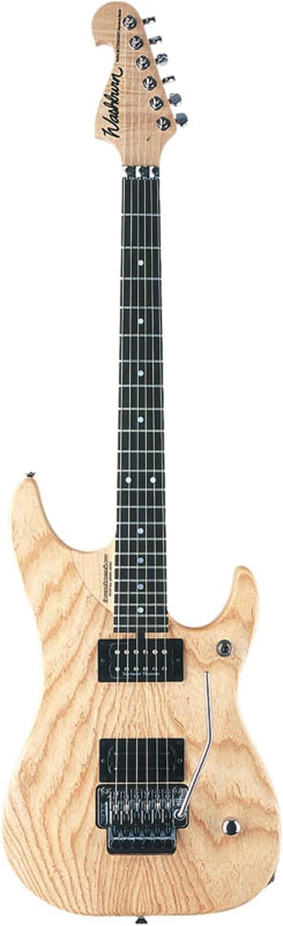 Washburn USA Custom Shop 6 String Solid-Body Electric Guitar, Right, Natural (N4ESANM-D)