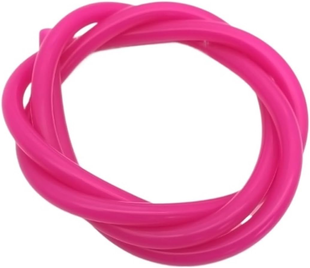 Revive Furniture 3M Food Grade Clear Transparent Silicone Rubber Hose ID 2 3 4 5 6 7 8 9 10 12 16mm O.D Flexible Nontoxic Tube(Rose Silicone Tube,3M_OD 16XID 12MM)