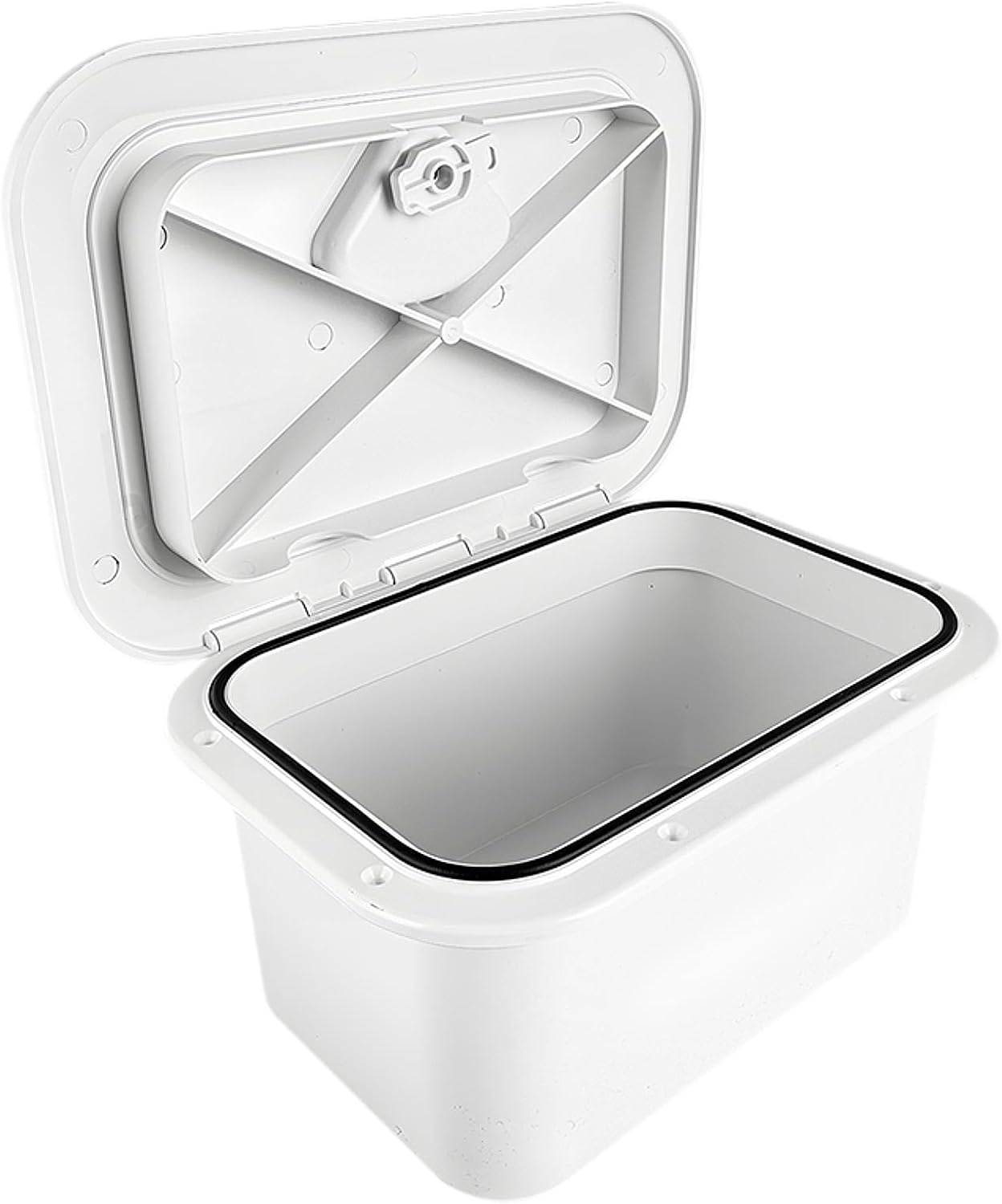 Deck Storage Box Locking Lightweight Boat Accessory for Yacht Built in Rotate to