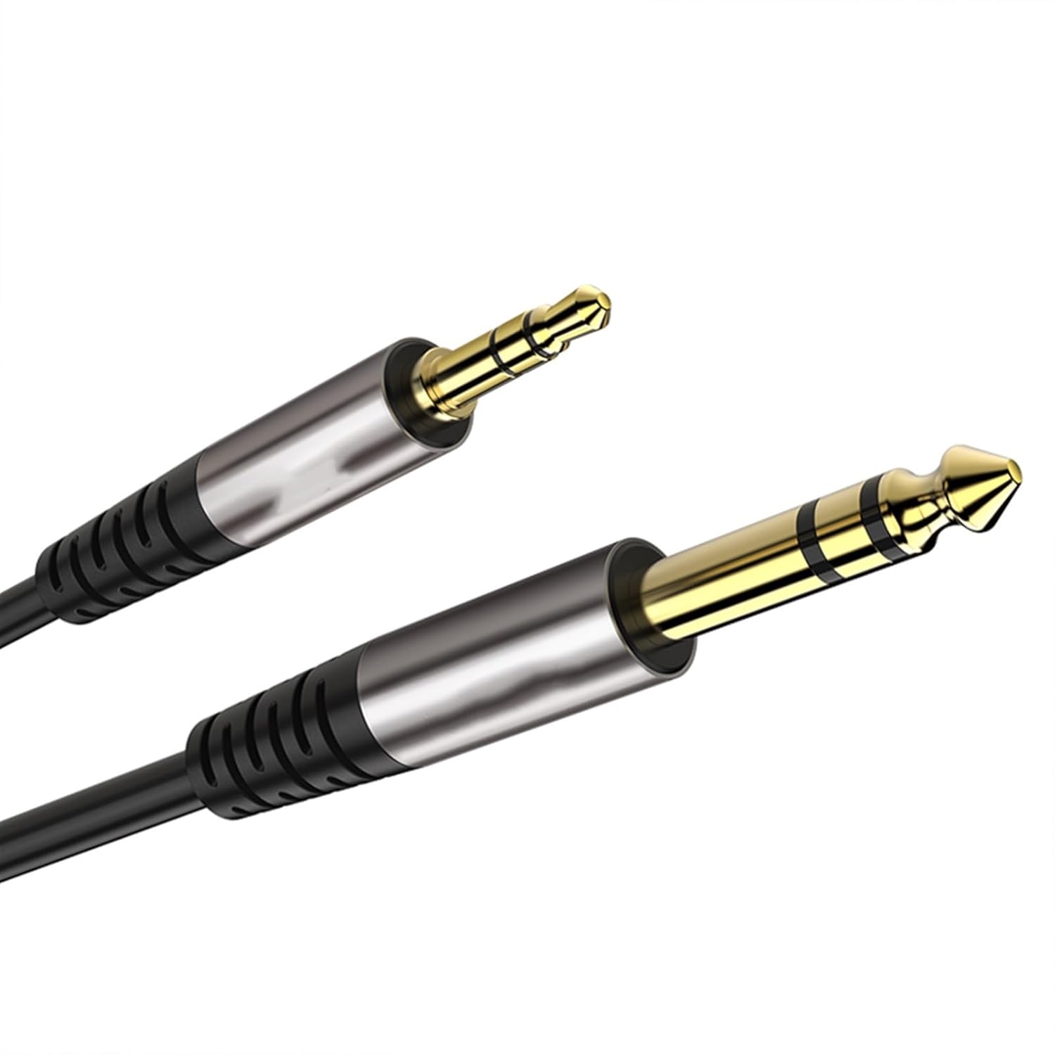 Pro Audio Cable Cable 3.5 to 6.35 Large Three-core Guitar Mixer Amplifier Connected to Mobile Phone Computer 3.5mm to 6.5mm(300cm)