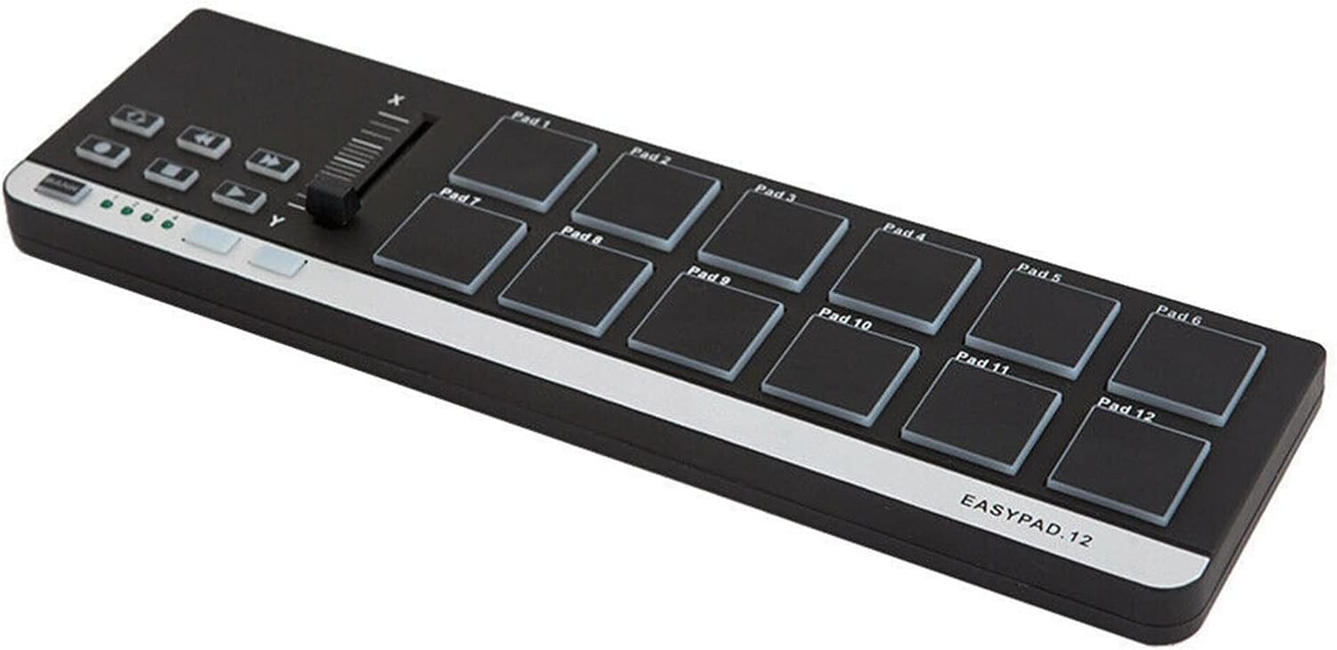 KESHUO Electric Keyboard 12 Professional MIDI Controller Piano Keyboard Drum Interface MIDI Pad Controller