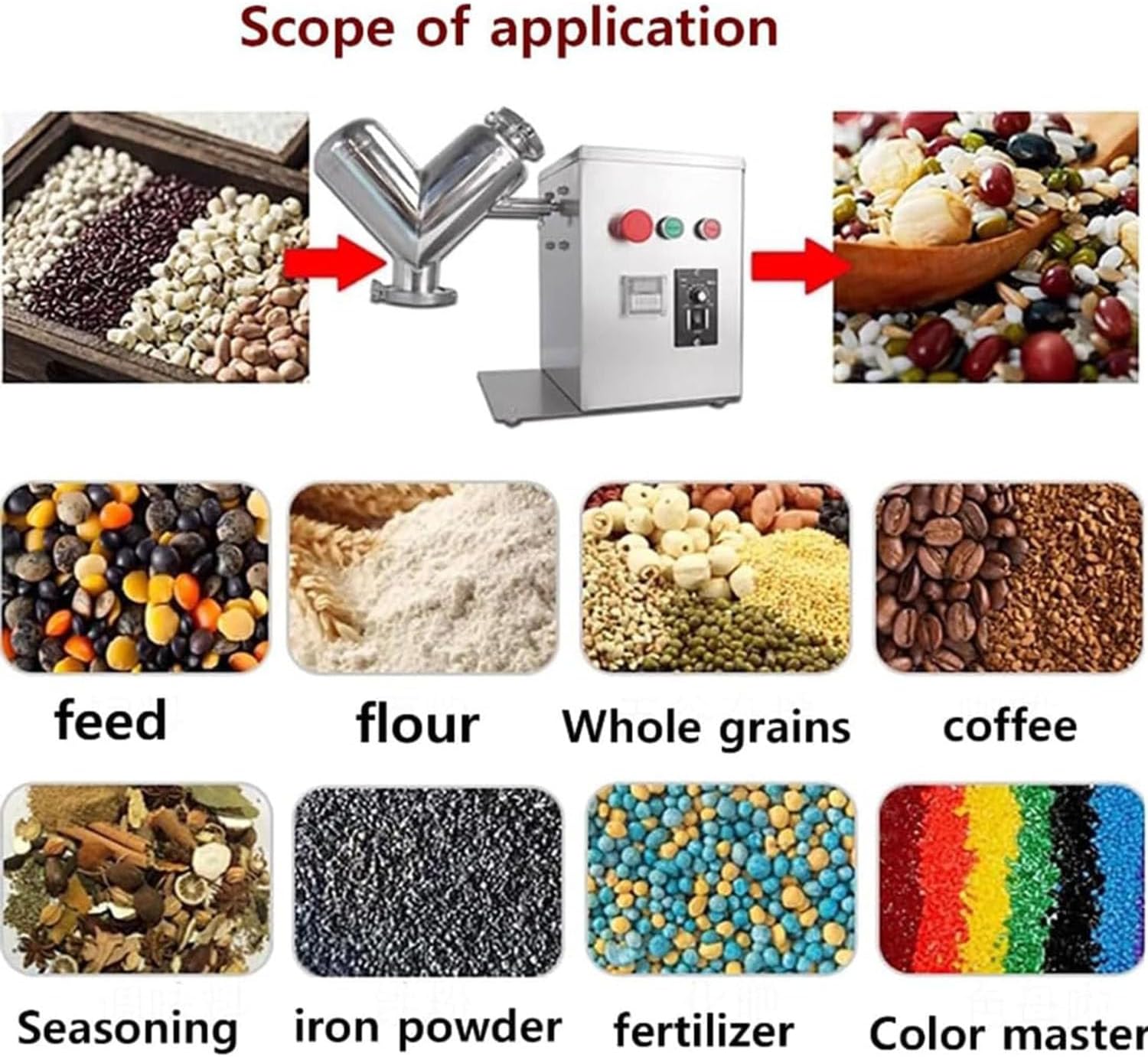 Dry Powder Mixing Machine Laboratory Mixer V Type Dry Powder Mixer Small efficient Mixers for Dry Powder Mixing Machine