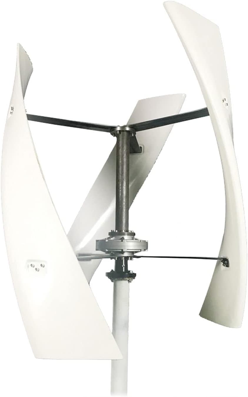 Wind Turbine 5000 W Vertical Magnetic Levitation Wind Turbine Generator, 12V - 220 V 3 Blade Wind Turbine with Waterproof Charge Controller Fit for Home Or Camping
