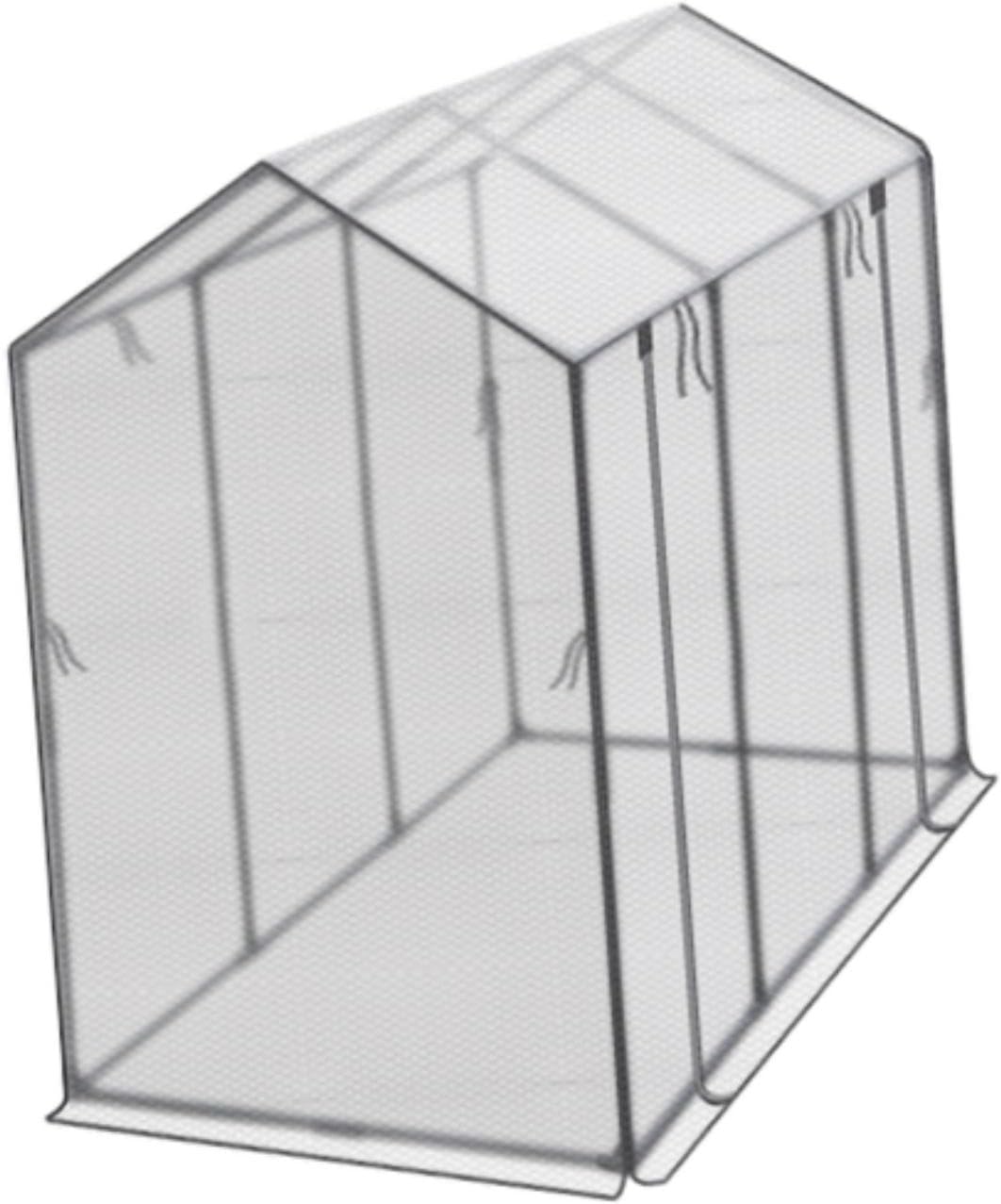 Mini Greenhouse Garden Plant Cover Tent Practical Protective Plant Protection Easy Assembly for Vegetables Indoor Backyard, 180cmx120cmx153cm