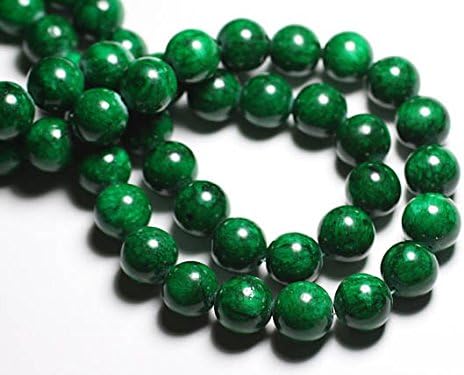 39cm stone beads - Jade balls 12 mm Green Empire