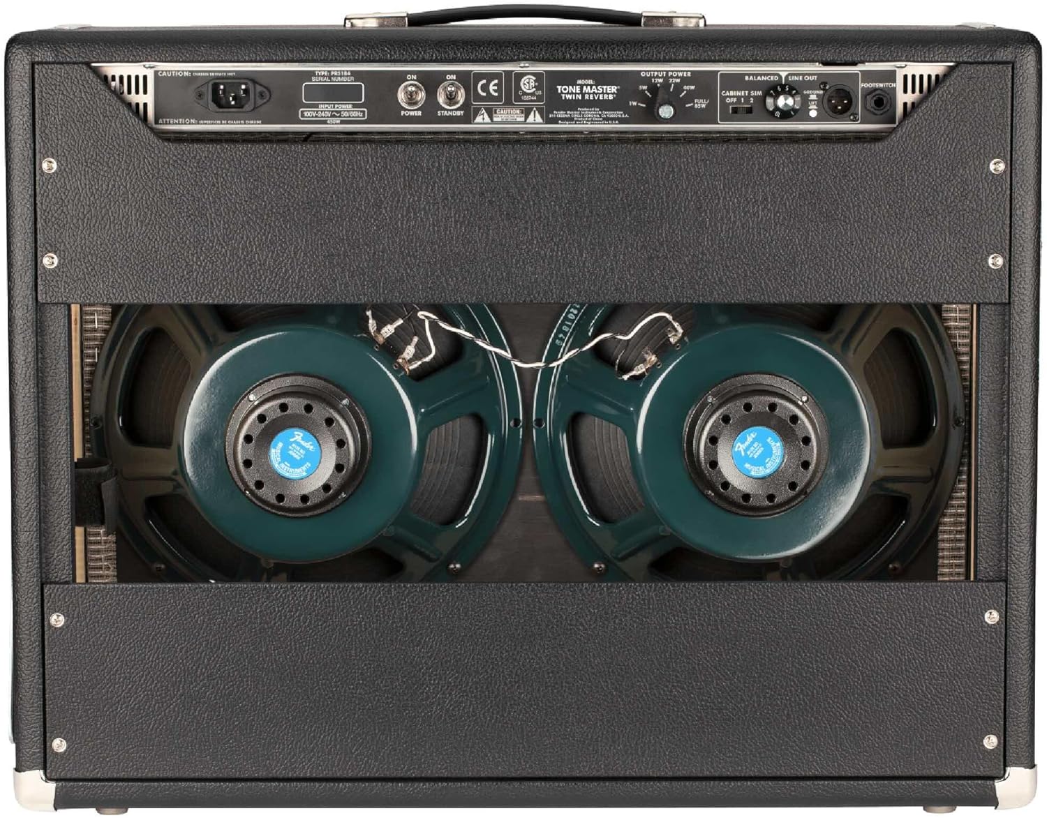 Fender Tone Master Twin Reverb Guitar Amplifier, with Amperstand Guitar Cradle