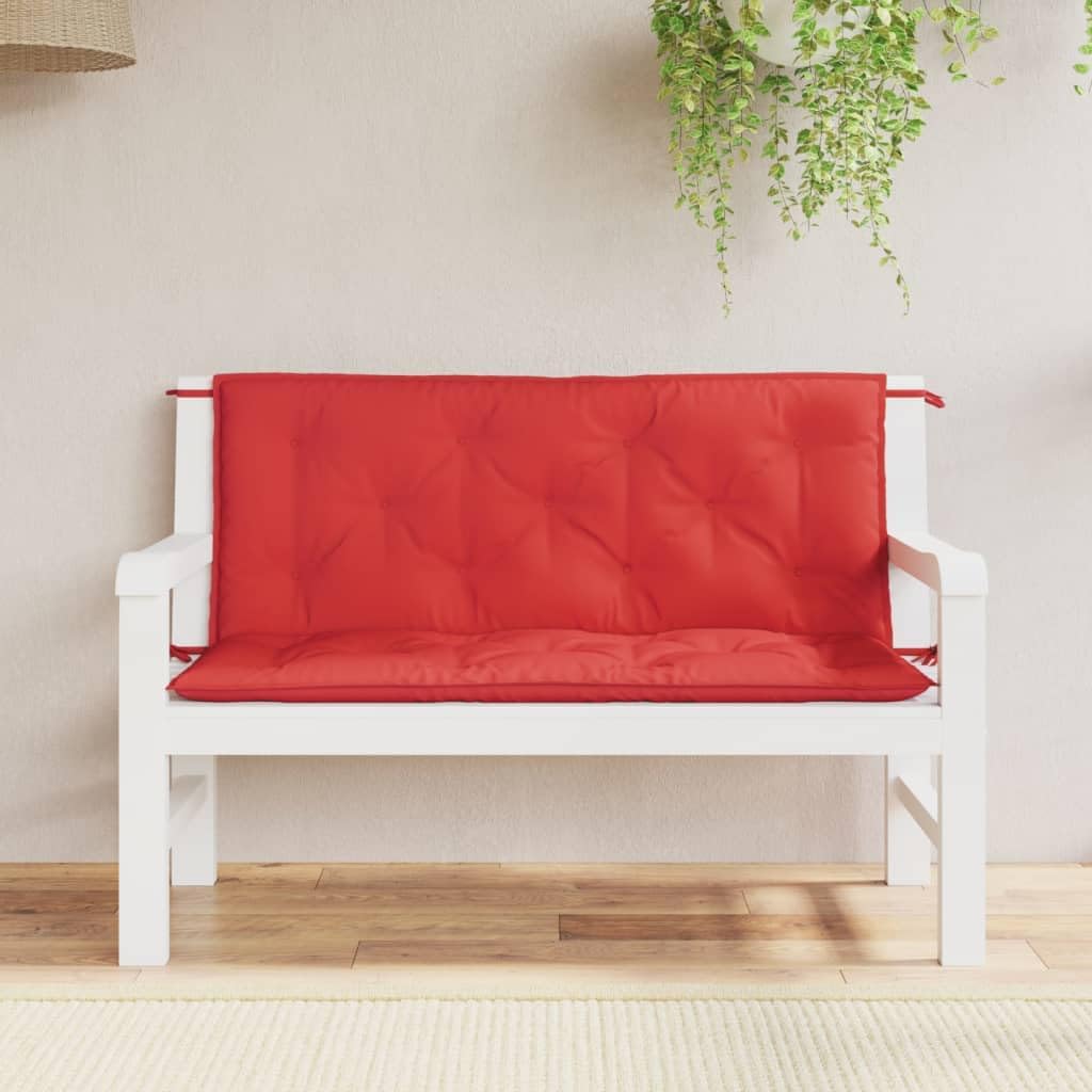 Garden Bench Cushions 2 pcs Red 47.2