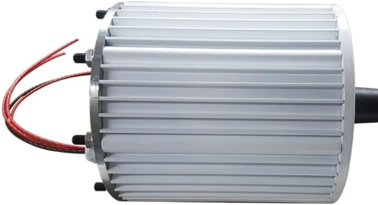 Wind Turbine Generator Kit, 10000W 20000W 30000W With Base Rare Earth Permanent Magnet Generator 24V 48V For DIY Horizontal Wind Turbine Generator for Hybrid Solar Wind System(With Base,96V_10000W)