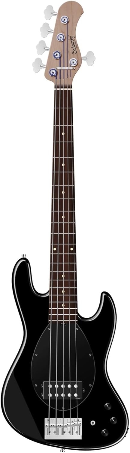 Sadowsky MetroExpress Vintage M 5-string Bass Guitar - Black, Morado Fingerboard