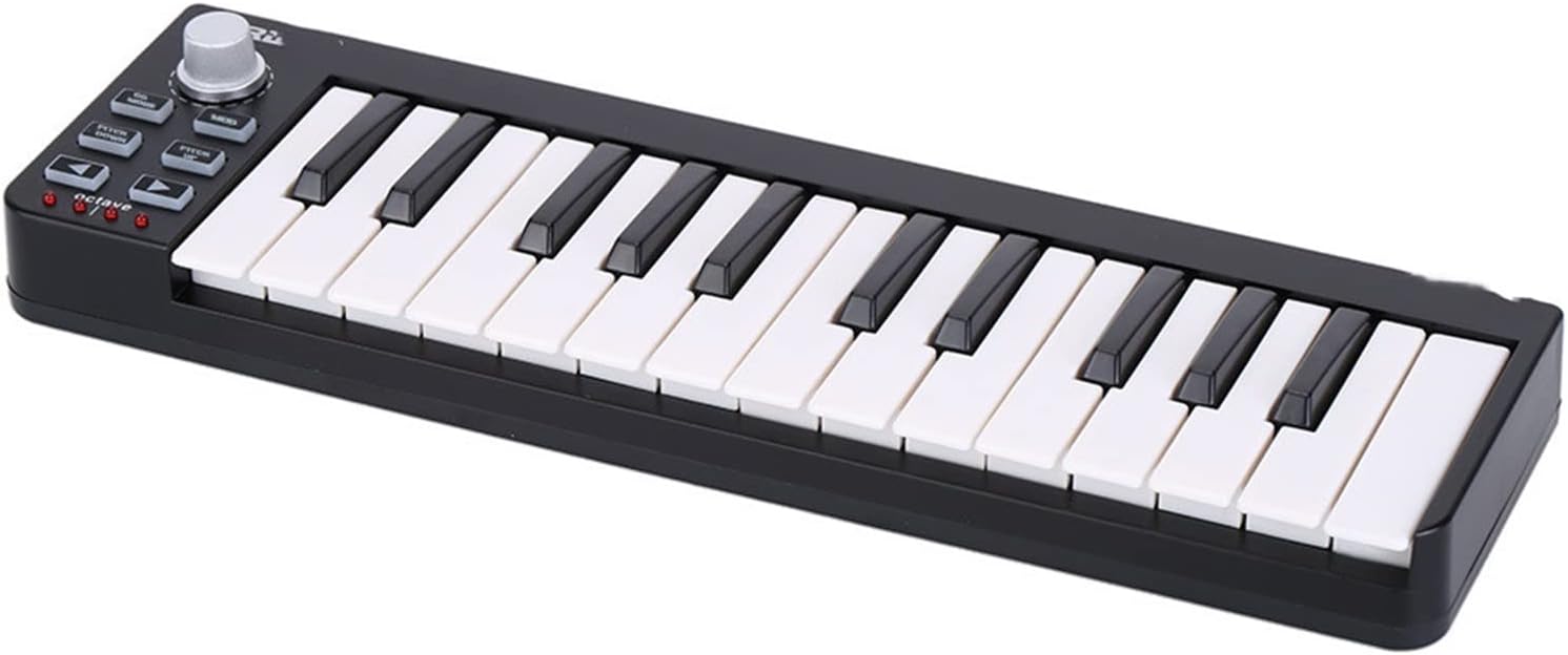 Keyboard Piano 25 Portable MIDI Controller MIDI Keyboard Mini 25-Key USB MIDI Controller MIDI Keyboard Electric Piano