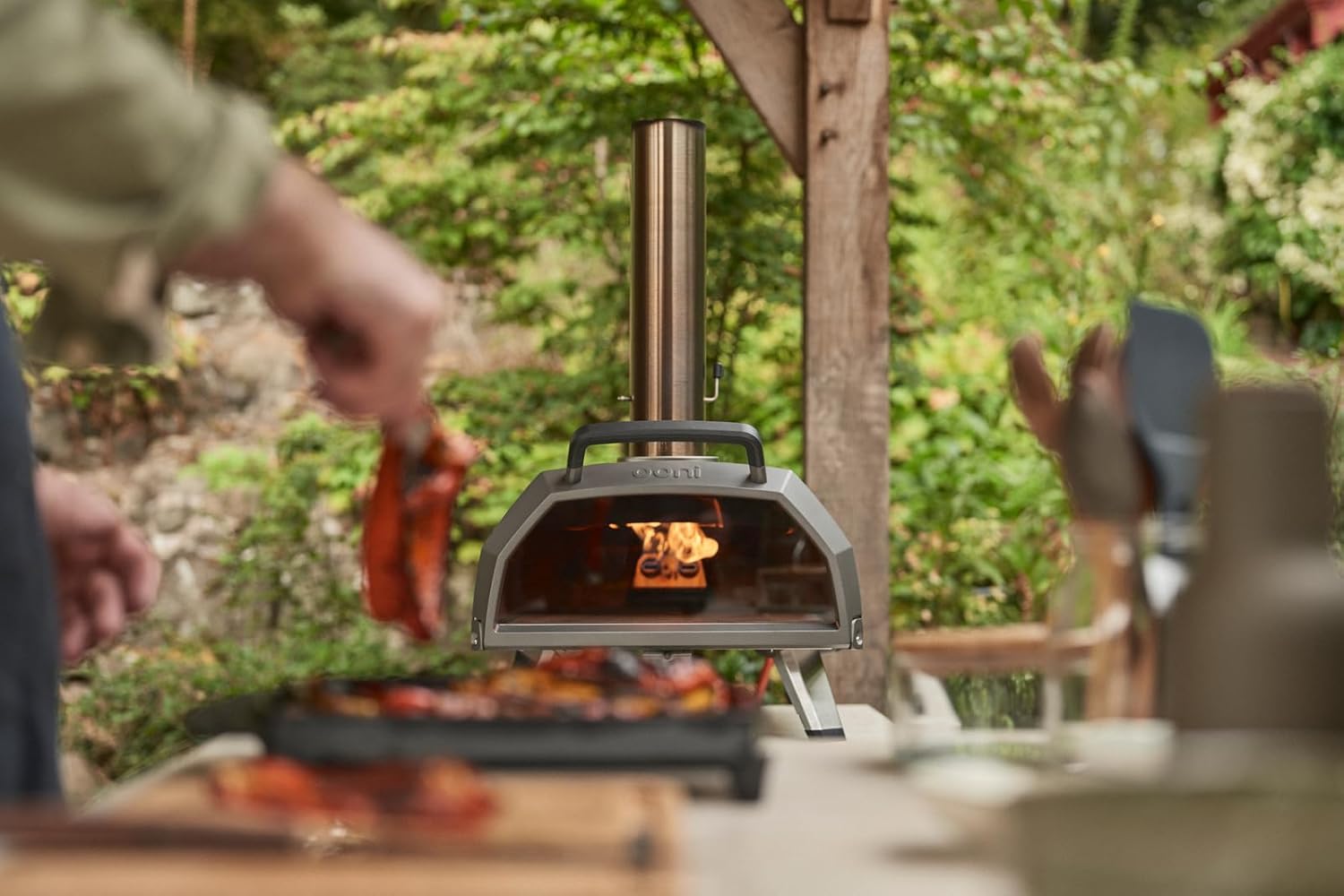 Ooni Karu 2 Pro Gas Burner - 28mbar Propane Burner For Ooni - Includes Gas Regulator and Hose, Pizza Oven Gas Burner Attachment, Gas Converter, Pizza Oven Accessories