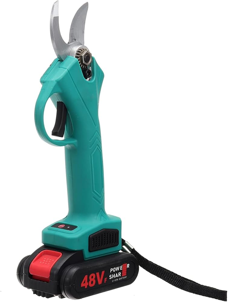 Cordless Electric Pruning Shears, Portable Handheld Secateurs, Shears Heavy Duty Secateurs Branch Cutter Professional, for Gardening and Orchards (2*battery)