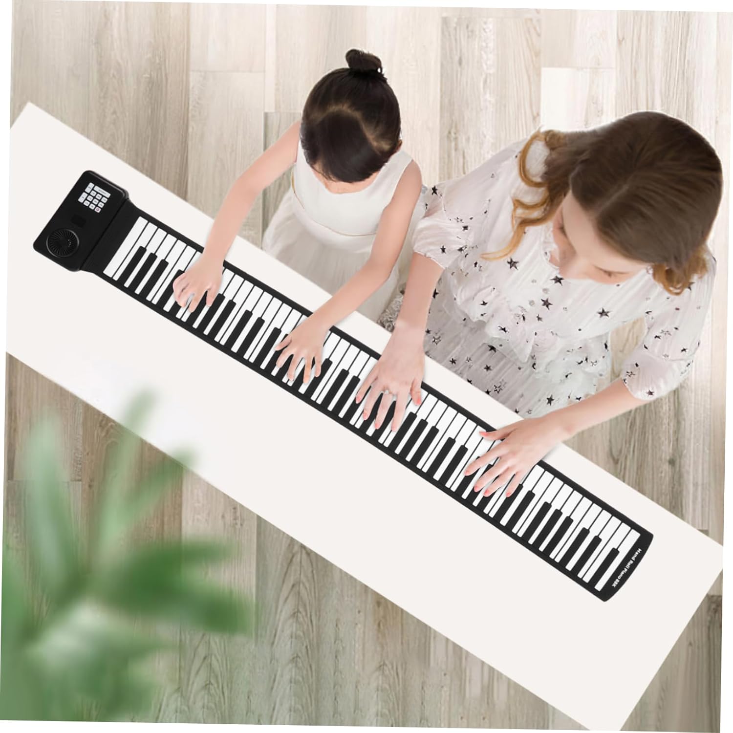Foldable Keys Roll up Piano with Speaker Portable Silicone Keyboard for Outdoor Music Practice and Battery Operated Fun