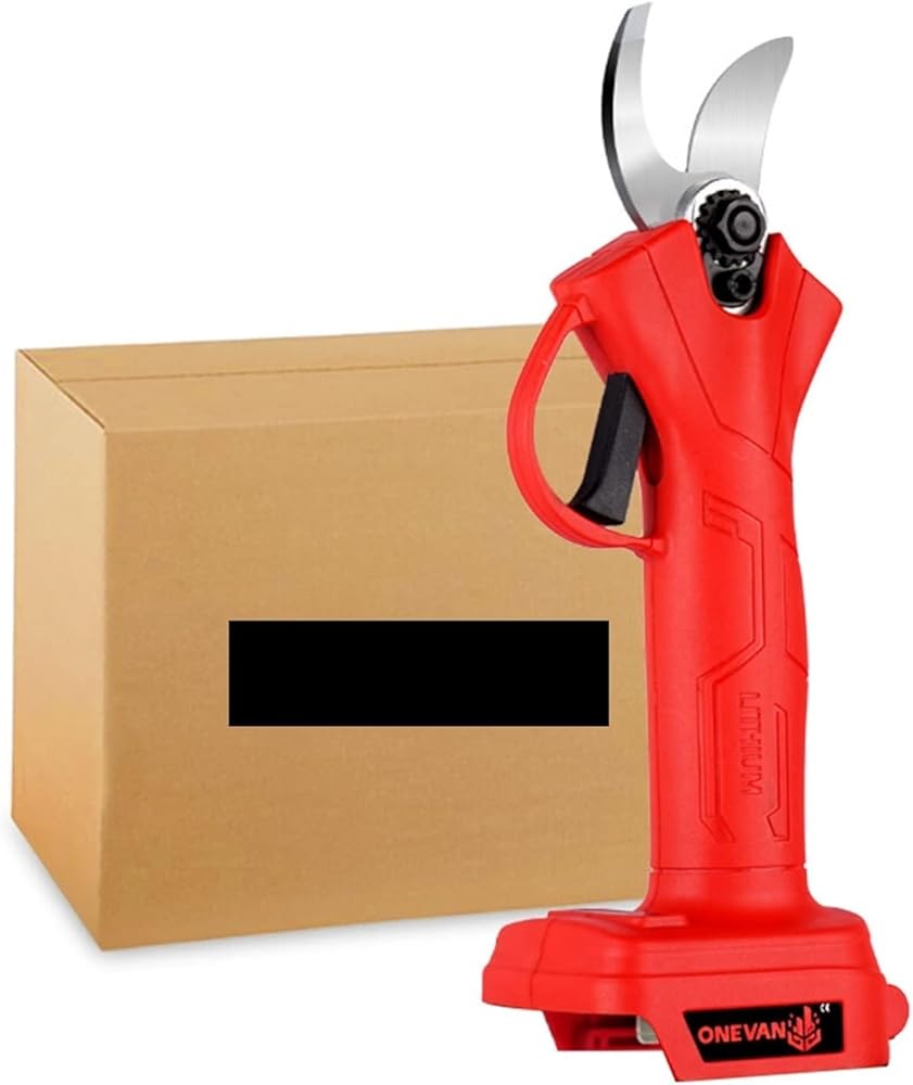 4 Gears 30MM Electric Brushless Cordless Pruner Pruning Shear Efficient Fruit Tree Bonsai Pruning Cutter 18V Battery