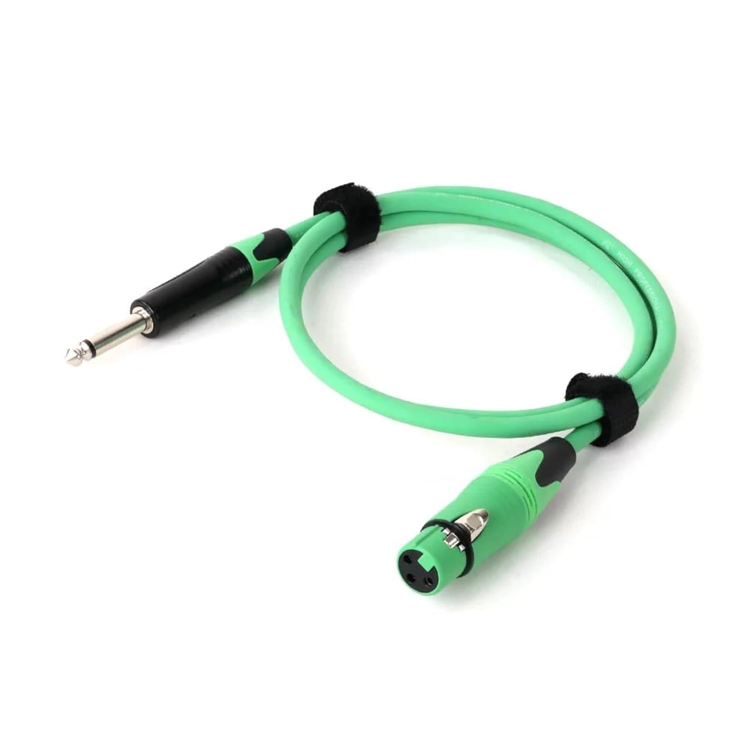 Guitar Audio Cable 1PC Mic Cord Jack 6.35/6.5 Mono Male to Female 1/4'' TS to XLR Microphone Cable for Speaker Guitar Amplifier(Green,15m)