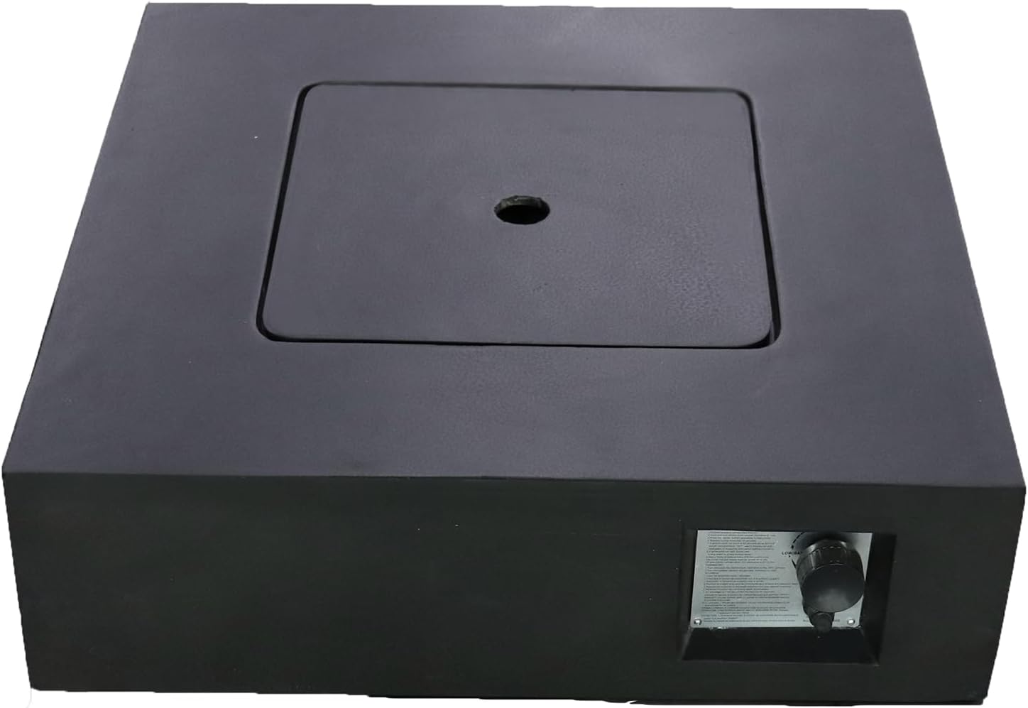 Fiber Reinforced Concrete Propane,Natural Gas Fire Pit Table(Charcoal)