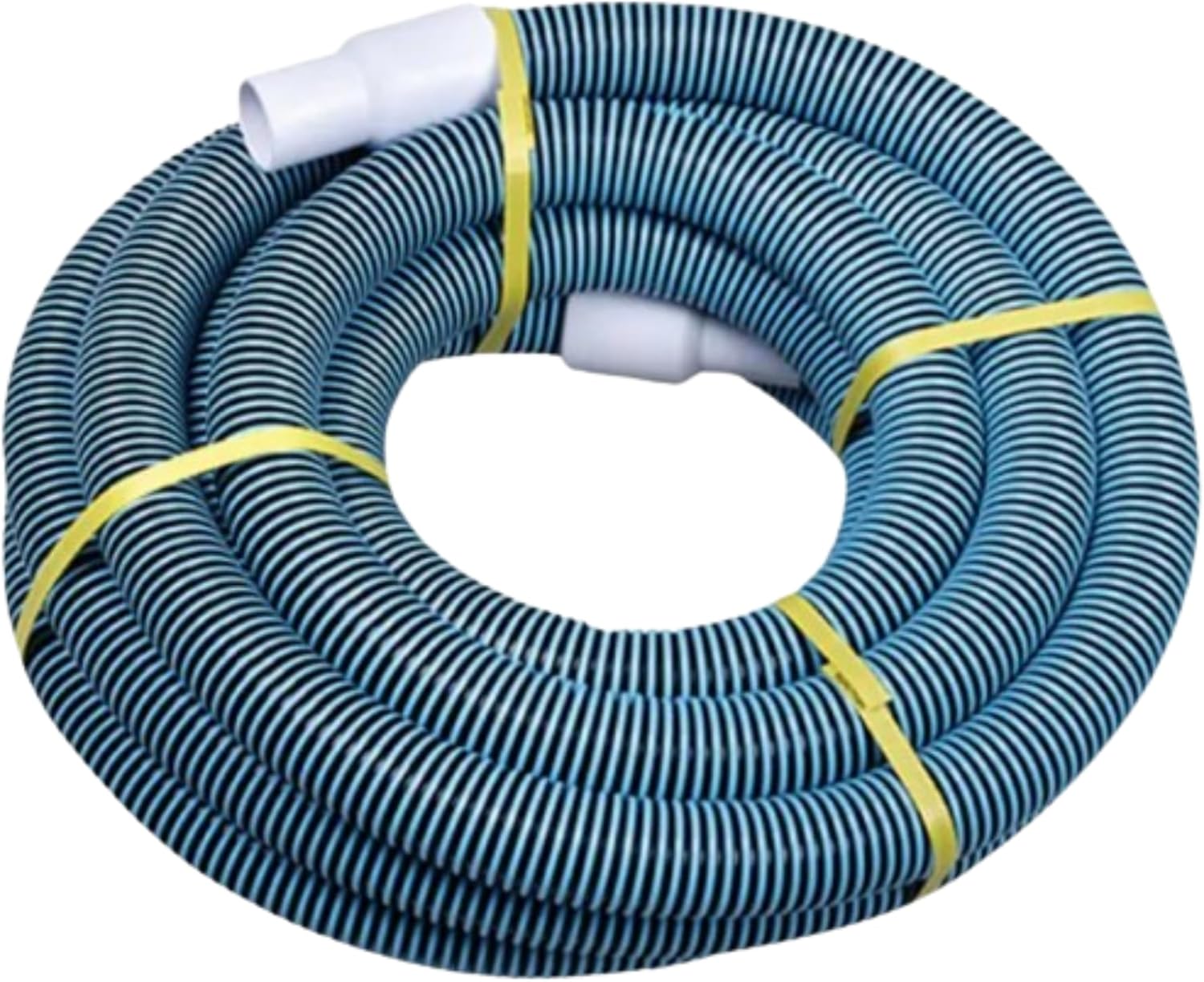 Kemp USA Pool Vacuum Hose - 30' Long, Durable & UV Resistant - Fits Most Vacuums - Flexible Rubber and Plastic Pool Accessorie - Weight: 8 lbs, Dimensions: 30'x1.5