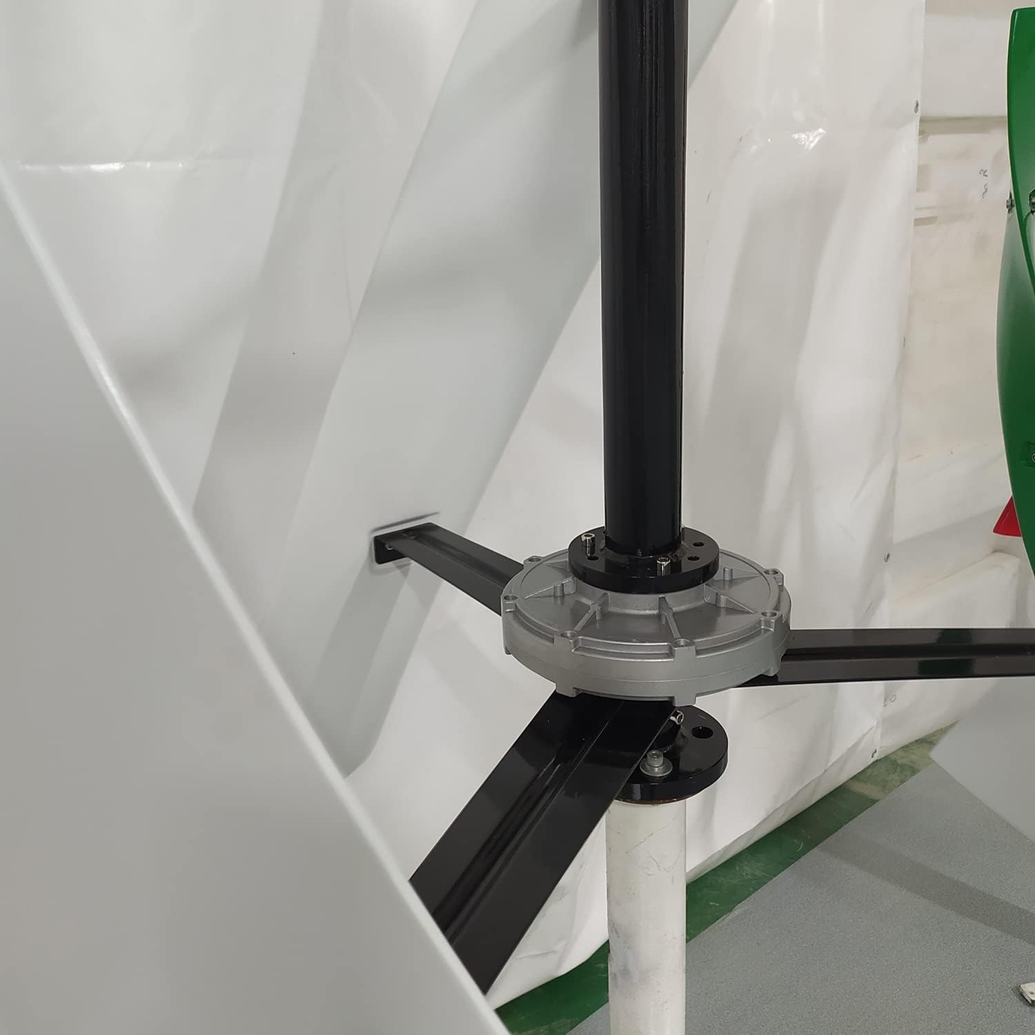 12000W Maglev Generator Wind Turbine Generator 3 Blades 12000W VAWT Vertical Axis Wind Turbine Kits for Off Grid Home Wind Power Hybrid System