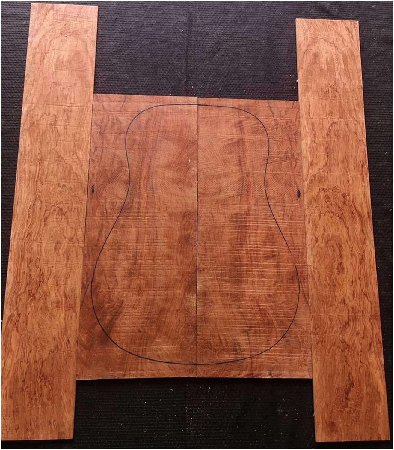 40“41” Back Side Board Wool Board Guitar Production Material Full Single Guitar Accessories DIY Guitar Kit (Color : 7)