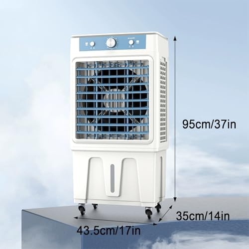 Portable Air Conditioners, Swamp Cooling Fan, 2 Modes, 3 Speeds, Fans That Blow Cold Air for Room, Bedroom, Indoor, Office(Medium)
