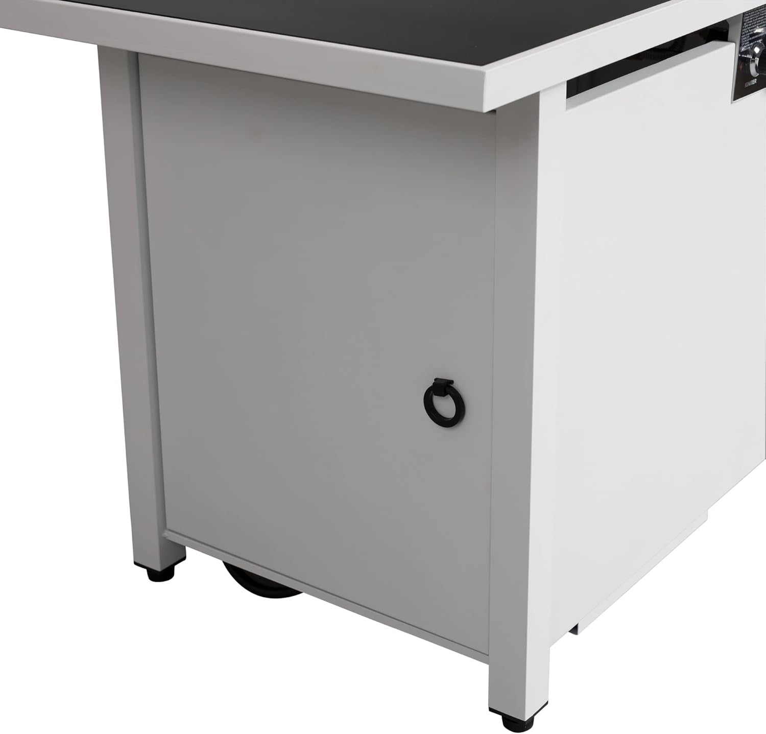 GOWE 25 H x 42 W Steel Outdoor Fire Pit Table with Lid