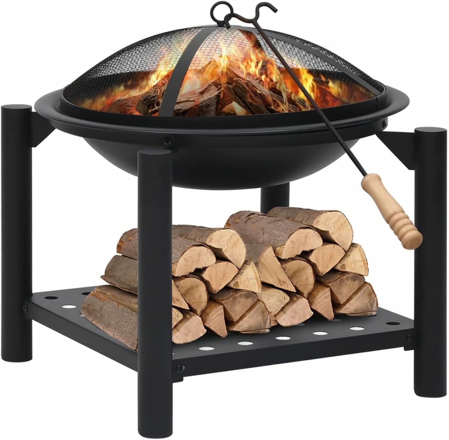 Fire Pits & Outdoor Fireplaces Fire Pit with Poker 21.3