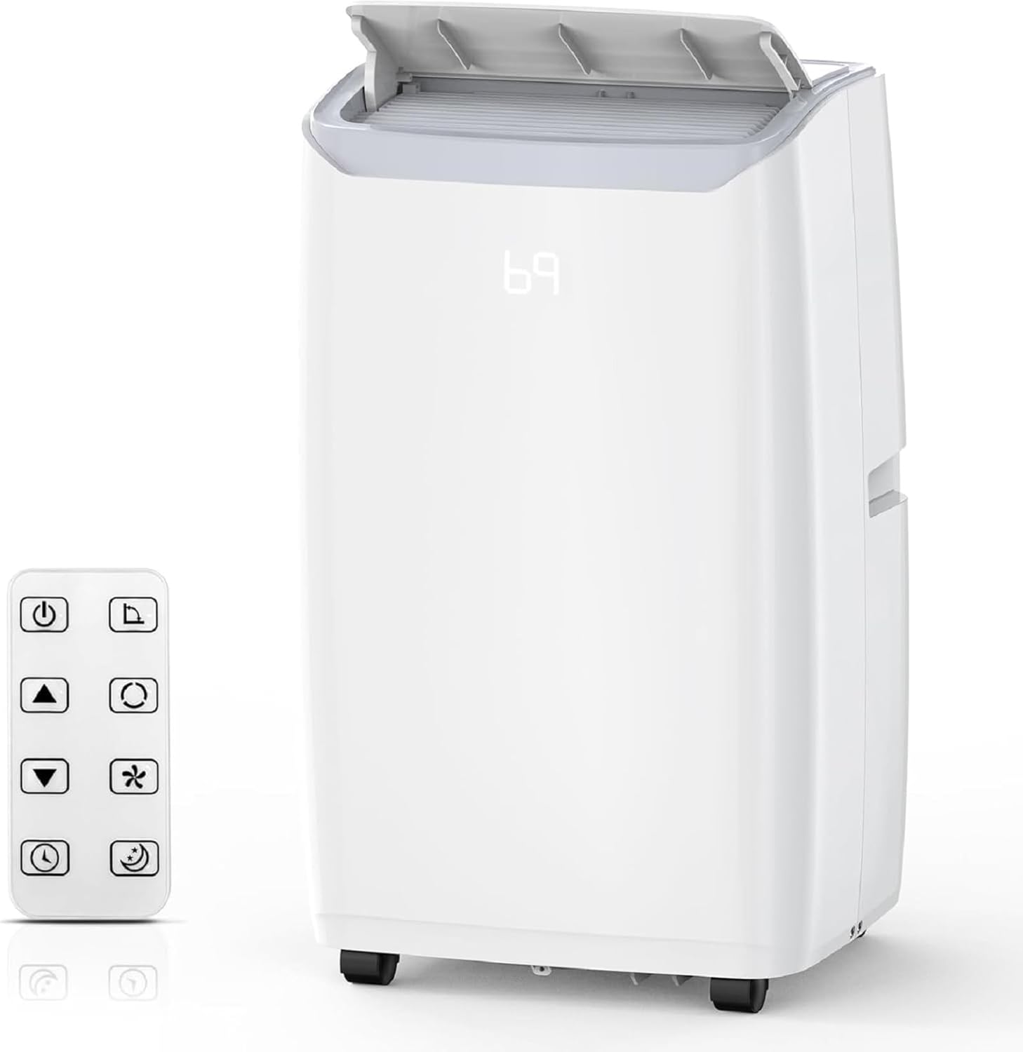 14000 BTU Portable Air Conditioner for 750 Sq.Ft Spaces,3-in-1 Ultra-Quiet Cooling System with Remote Control, Auto Oscillation, 24H Timer for Large Rooms, Living Areas & Bedroom Climate Control