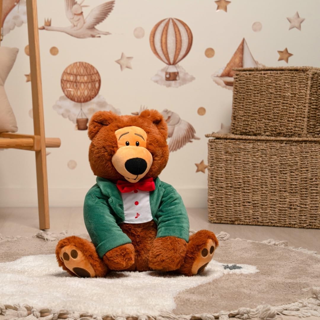 Baby Toys - Aram Musical Teddy Bear, 20 Mins of Classical Music Turned Into Baby Lullaby Music, Plush Stuffed Animal Gift for Newborns, Toddlers, Children, Baby Girls & Boys of 0 Months & Up