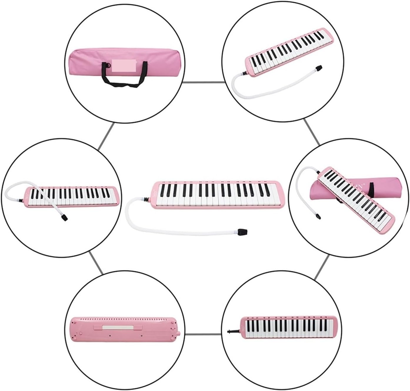 Melodica 37 Key Melodica Lightweight Pianica With Soft Bag For Beginners Keyboard Wind Instrument